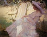 Palmer, Pauline Thoughtful Interlude Spain oil painting artist